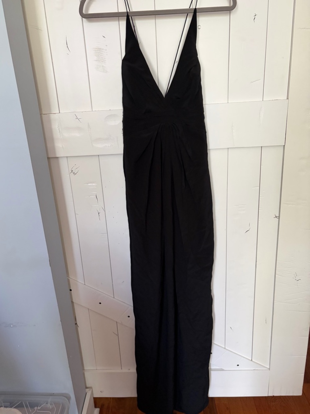 NWT Zimmermann Black Midi Dress with Deep V-Neck